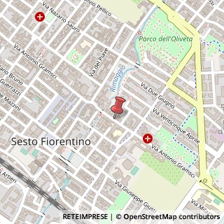 Mappa Via A. Gramsci, 497, 50019 Sesto Fiorentino, Firenze (Toscana)