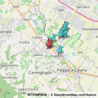 Mappa Via Giorgio La Pira, 59015 Seano PO, Italia (1.15)