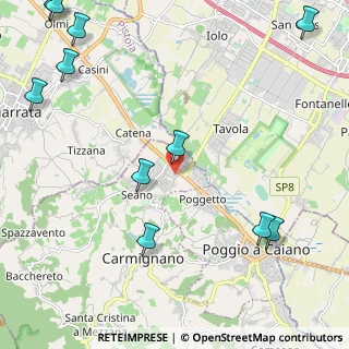 Mappa Via Giorgio La Pira, 59015 Seano PO, Italia (3.25182)