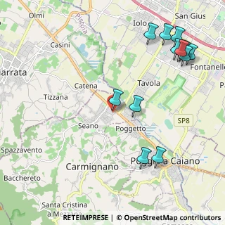 Mappa Via Giorgio La Pira, 59015 Seano PO, Italia (2.68583)