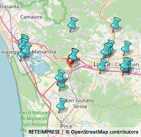 Mappa Via della Stazione, 56017 San Giuliano Terme PI, Italia (9.058)
