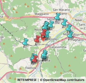 Mappa Via della Stazione, 56017 San Giuliano Terme PI, Italia (1.557)