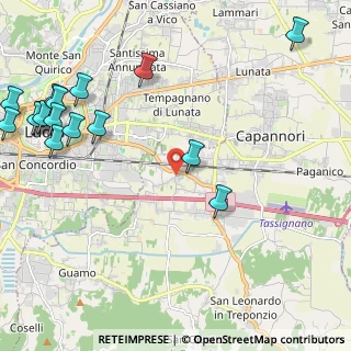 Mappa Via del Corpus Domini, 55012 Capannori LU, Italia (3.10813)