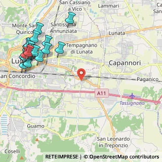 Mappa Via del Corpus Domini, 55012 Capannori LU, Italia (3.0115)