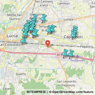 Mappa Via del Corpus Domini, 55012 Capannori LU, Italia (2.156)