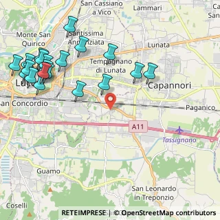 Mappa Via del Corpus Domini, 55012 Capannori LU, Italia (2.7615)