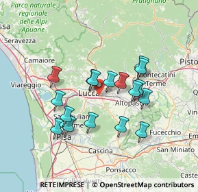 Mappa Via del Corpus Domini, 55012 Capannori LU, Italia (12.66722)