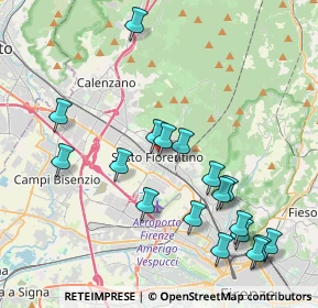 Mappa Via Felice Cavallotti, 50019 Sesto Fiorentino FI, Italia (4.50778)