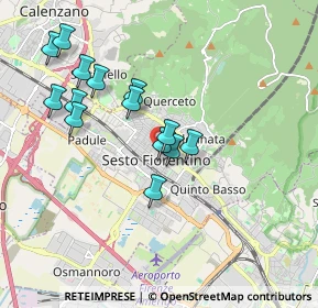 Mappa Via Dante Alighieri, 50019 Sesto Fiorentino FI, Italia (1.75143)