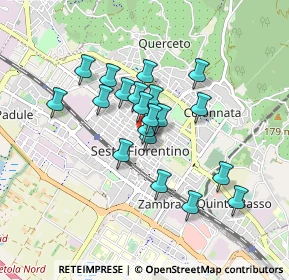 Mappa Via Dante Alighieri, 50019 Sesto Fiorentino FI, Italia (0.6975)