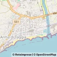 Mapa Taggia