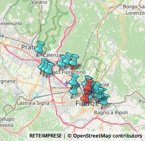 Mappa Via Pilade Biondi, 50019 Sesto Fiorentino FI, Italia (6.25421)