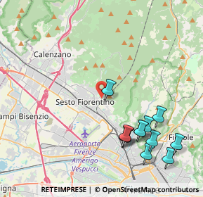 Mappa Via Pilade Biondi, 50019 Sesto Fiorentino FI, Italia (4.81333)