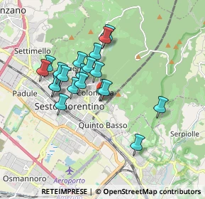 Mappa Via Pilade Biondi, 50019 Sesto Fiorentino FI, Italia (1.553)