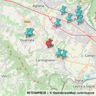 Mappa Via 7 Fratelli Cervi, 59015 Carmignano PO, Italia (4.82273)