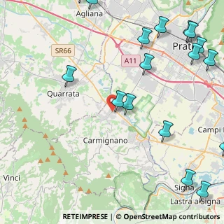 Mappa Via 7 Fratelli Cervi, 59015 Carmignano PO, Italia (6.75474)