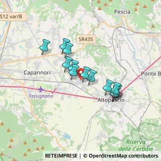 Mappa Via Pineta, 55016 Porcari LU, Italia (2.83231)