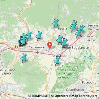 Mappa Via Pineta, 55016 Porcari LU, Italia (8.83)