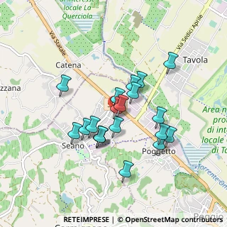 Mappa Via 7 Fratelli Cervi, 59011 Seano PO, Italia (0.749)