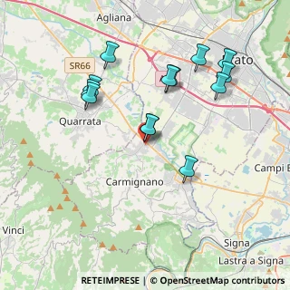 Mappa Via 7 Fratelli Cervi, 59011 Seano PO, Italia (3.88923)