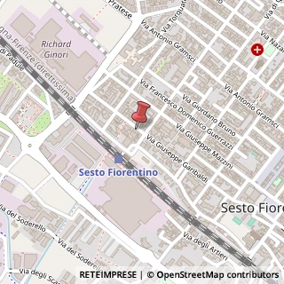 Mappa Via Giuseppe Garibaldi, 179, 50019 Sesto Fiorentino, Firenze (Toscana)