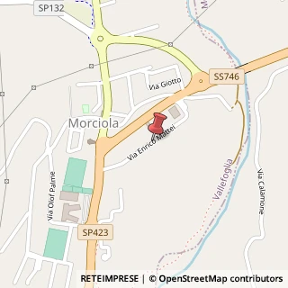 Mappa Via Enrico Mattei, 22, 61022 Vallefoglia, Pesaro e Urbino (Marche)