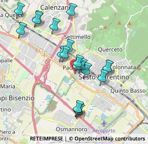 Mappa Via Bruno Storti, 50019 Sesto Fiorentino FI, Italia (1.86053)