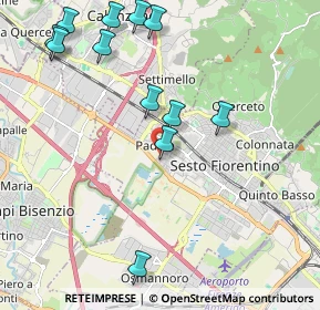 Mappa Via Bruno Storti, 50019 Sesto Fiorentino FI, Italia (2.43)