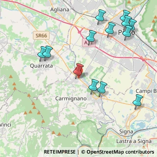 Mappa Strada Statale Pistoiese, 59011 Seano PO, Italia (5.16154)