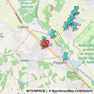 Mappa Strada Statale Pistoiese, 59011 Seano PO, Italia (1.07833)