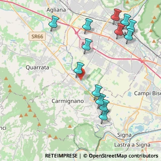 Mappa Via Thomas Alva Edison, 59011 Carmignano PO, Italia (4.97846)