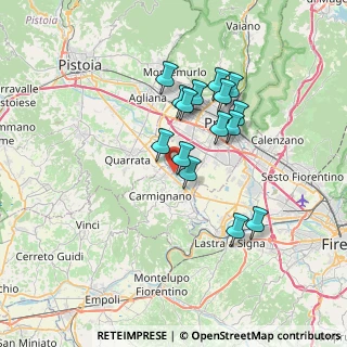 Mappa Via Thomas Alva Edison, 59011 Carmignano PO, Italia (6.15867)