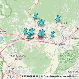 Mappa Via della Chiesa Tassignano, 55012 Capannori LU, Italia (5.33727)