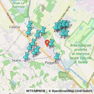 Mappa Via Antonio Meucci, 59011 Seano PO, Italia (0.857)