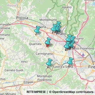 Mappa Via Antonio Meucci, 59011 Seano PO, Italia (6.78)