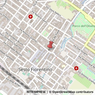 Mappa Via A. Gramsci, 399, 50019 Sesto Fiorentino, Firenze (Toscana)