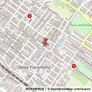 Mappa Via Felice Cavallotti,  6, 50100 Sesto Fiorentino, Firenze (Toscana)