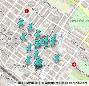 Mappa Galleria Fosco Giacchetti, 50019 Sesto Fiorentino FI, Italia (0.202)