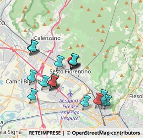 Mappa Galleria Fosco Giacchetti, 50019 Sesto Fiorentino FI, Italia (3.5975)