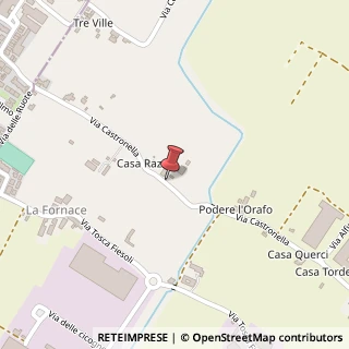 Mappa Via Castronella, 280, 50013 Campi Bisenzio, Firenze (Toscana)