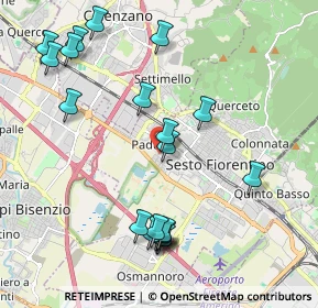 Mappa Via Bruno Sarri, 50019 Sesto Fiorentino FI, Italia (2.321)