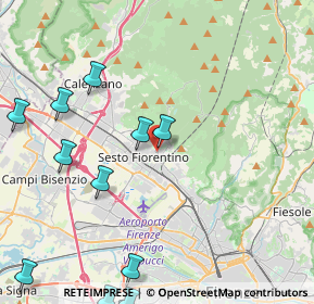 Mappa Via XXVIII Settembre, 50019 Sesto Fiorentino FI, Italia (5.9775)