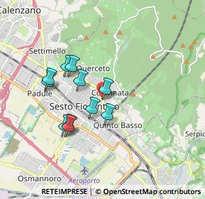 Mappa Via XXVIII Settembre, 50019 Sesto Fiorentino FI, Italia (1.55)