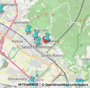 Mappa Via XXVIII Settembre, 50019 Sesto Fiorentino FI, Italia (3.25545)