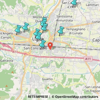 Mappa Via Enrico Squaglia, 55100 Lucca LU, Italia (2.53917)