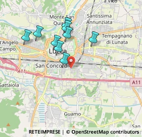 Mappa Via Lorenzo Nottolini, 55100 Lucca LU, Italia (2.48417)