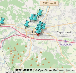 Mappa Via Bonagiunta Urbiciani, 55100 Lucca LU, Italia (2.50636)
