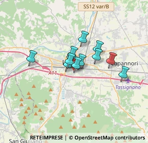 Mappa Via Bonagiunta Urbiciani, 55100 Lucca LU, Italia (2.27818)