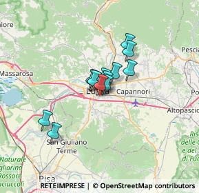 Mappa Via Bonagiunta Urbiciani, 55100 Lucca LU, Italia (3.95923)