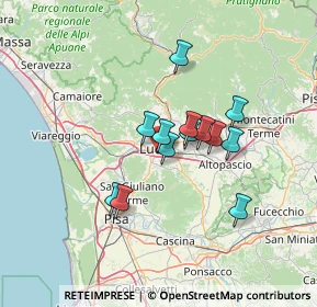 Mappa Via Bonagiunta Urbiciani, 55100 Lucca LU, Italia (10.29769)